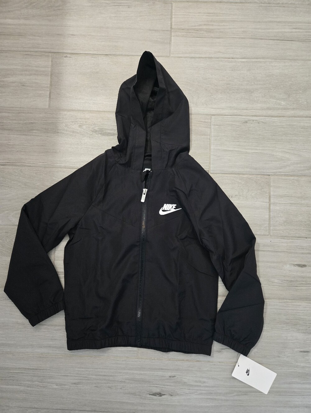 Nike Kids Split Futura Raglan Windrunner Hooded Jacket Size 7 Little Kid